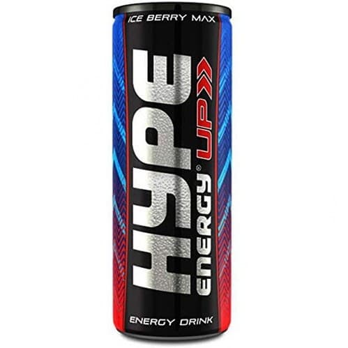 نوشابه انرژی زا هایپ آپ بِری طعم میکس توت قوطی ۲۵۰ میل اصل hype up iced berry max