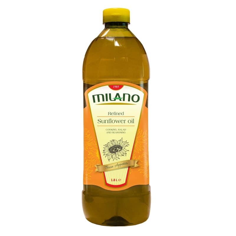 روغن آفتابگردان میلانو – 1.8 لیتر