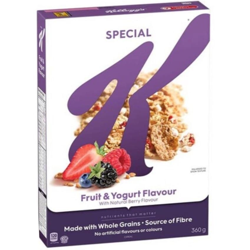 کورن فلکس اسپشیال کی با طعم ماست و انواع توت (360 گرم) special k