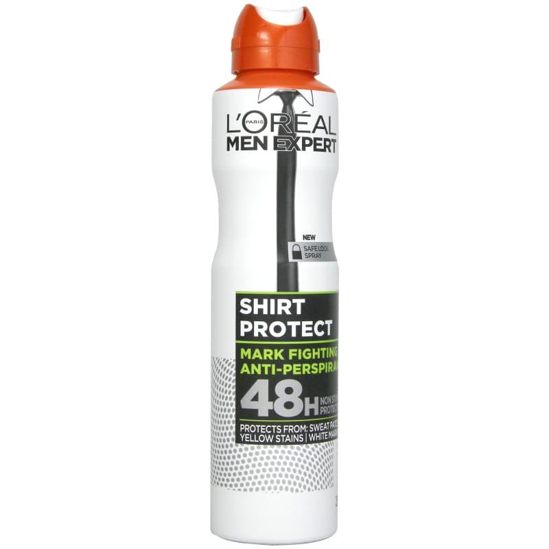 اسپری ضد تعریق مردانه لورآل سری Men Expert مدل Shirt Protect Antiperspirant