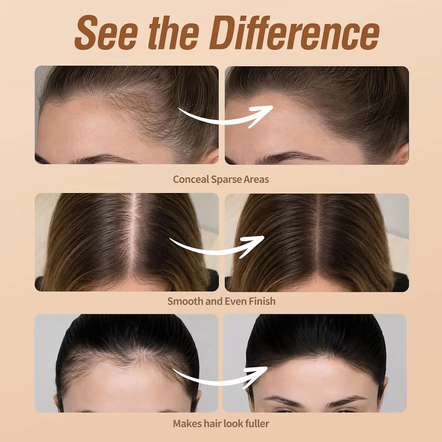 پودر پوشاننده کم‌پشتی مو سیویچ ۱۰ گرم | Sevich Hairline Powder — تصویر ۲