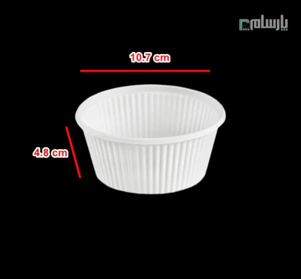 کاسه یکبار مصرف گیاهی خورشتی ۳۰۰ سی سی آملون — تصویر ۲