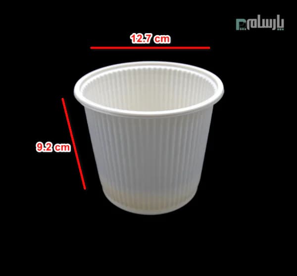 سطل یکبار مصرف گیاهی ۸۰۰ سی سی آملون — تصویر ۲