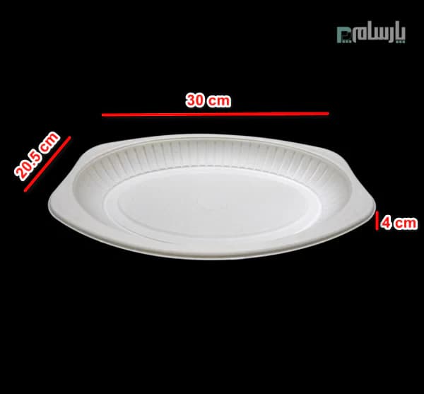 دیس یکبار مصرف گیاهی آملون سایز کوچک — تصویر ۲