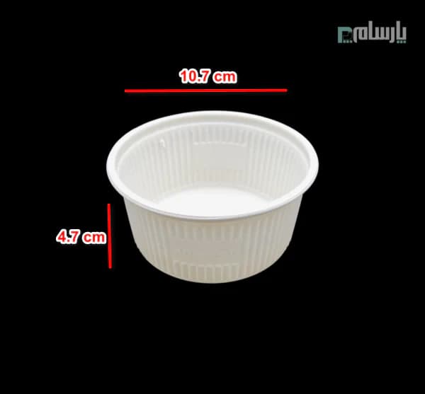 کاسه یکبار مصرف گیاهی خورشتی ۲۸۰ سی سی آملون — تصویر ۲