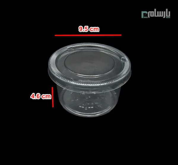 پیاله سسی یکبار مصرف 200 سی سی درب دار-پت — تصویر ۲