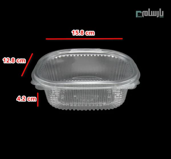 ظرف یکبار مصرف یونیک 350 سی سی-پت — تصویر ۲