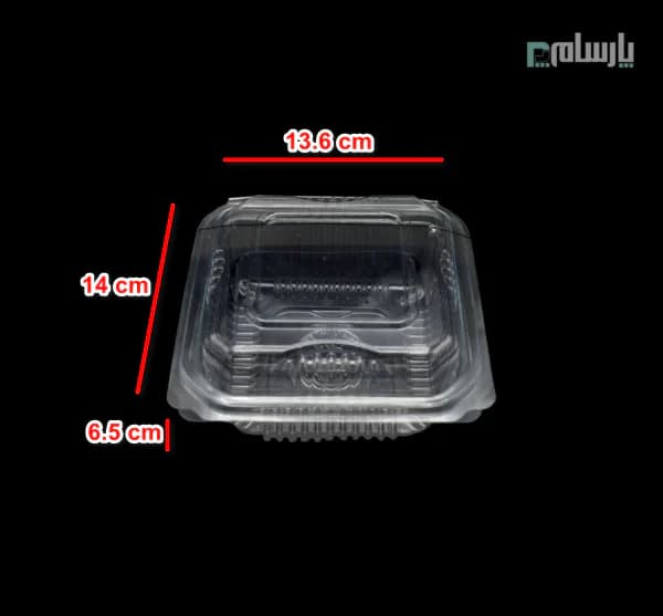 ظرف یکبار مصرف روبیک 400 سی سی-پت — تصویر ۲