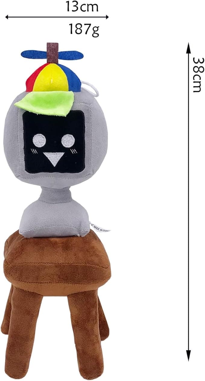 عروسک Sprunki مدل Mr.fun Computer ارتفاع 20 سانتی‌متر – تم ترسناک و موزیکال، مناسب هدیه — تصویر ۲