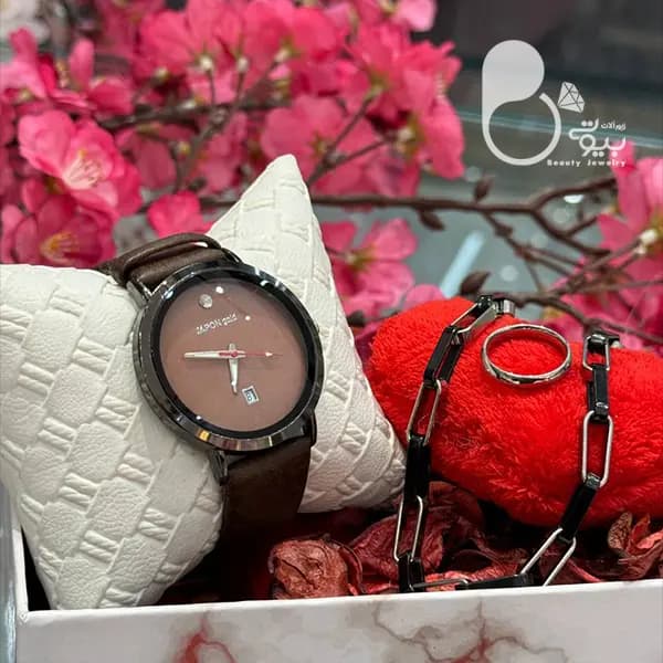 ست ساعت و گردنبند و‌ انگشتر مردانه — تصویر ۲