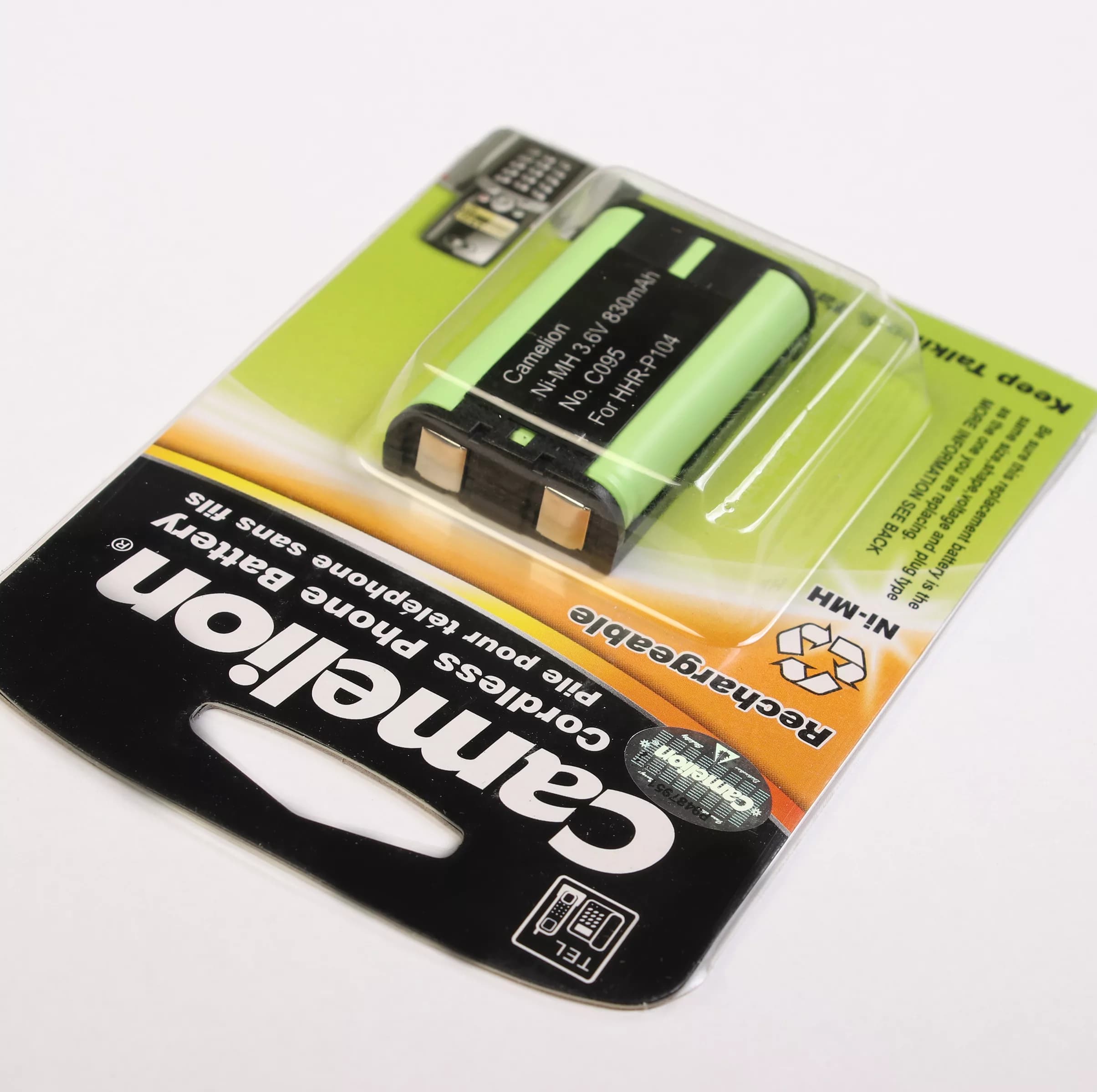 باتری تلفن بی سیم کملیون مدل HHR-P104 / C095 — تصویر ۳