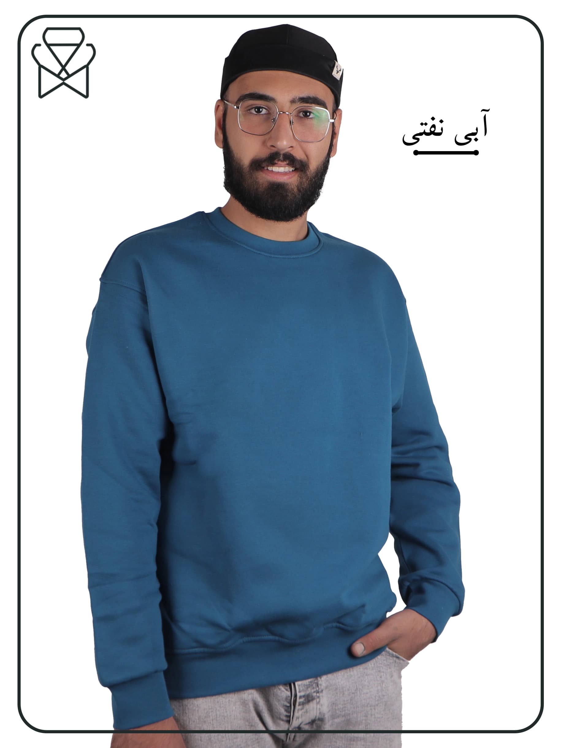 بلوز دورس پنبه بیسیک (قواره باکسی) کد 1032 — تصویر ۹
