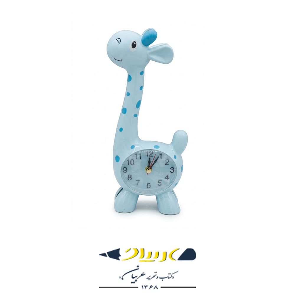 ساعت رومیزی فانتزی طرح زرافه — تصویر ۴