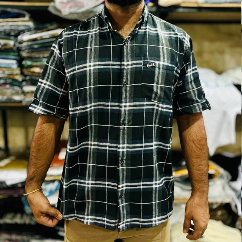 پیراهن مردانه چهارخونه (پک 6 عددی)
