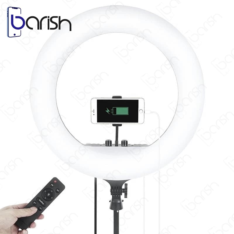 رینگ لایت 18 اینچی مدل RL-18 به همراه سه پایه اورجینال — تصویر ۵