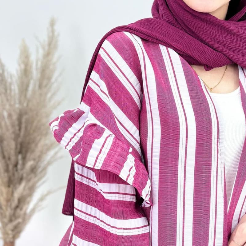 مانتو بلند مدل گلسا (پک 3 عددی) — تصویر ۸