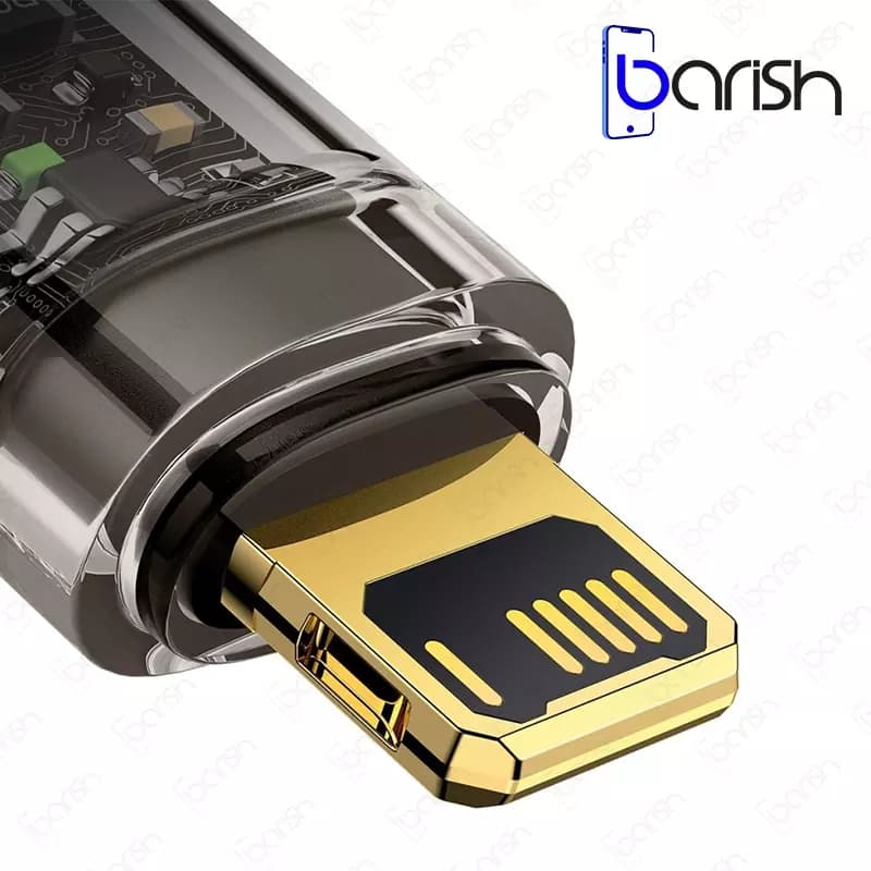 کابل دیتا و شارژ USB به لایتنینگ باسئوس سری Explorer — تصویر ۲