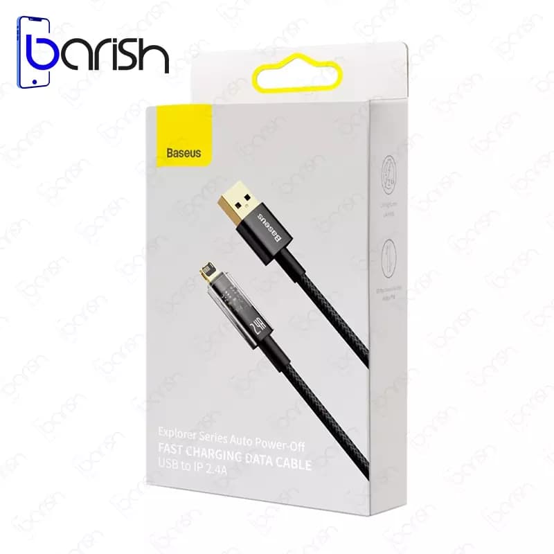 کابل دیتا و شارژ USB به لایتنینگ باسئوس سری Explorer — تصویر ۵