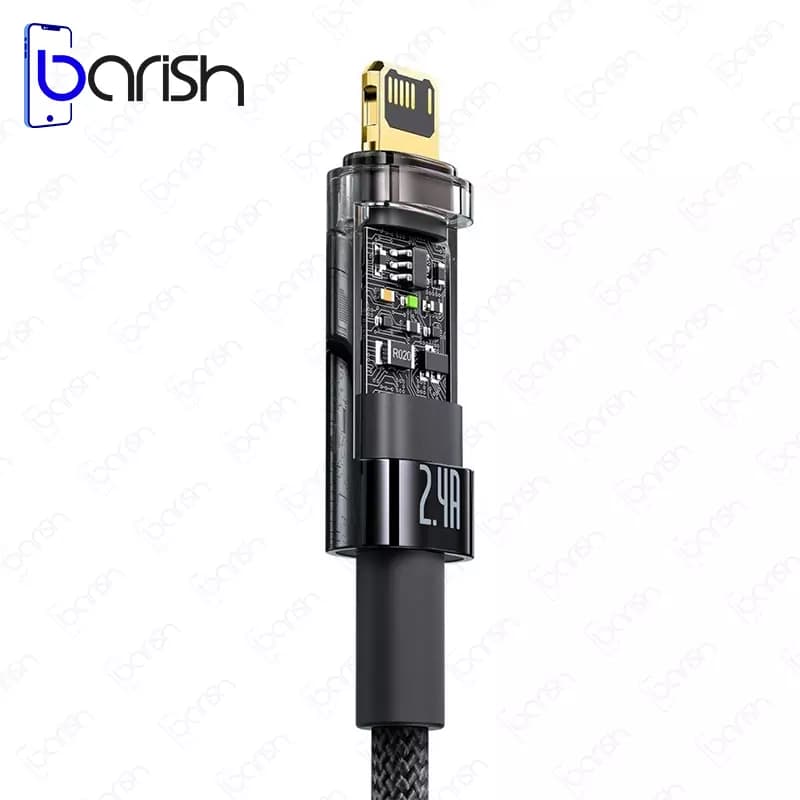 کابل دیتا و شارژ USB به لایتنینگ باسئوس سری Explorer — تصویر ۷