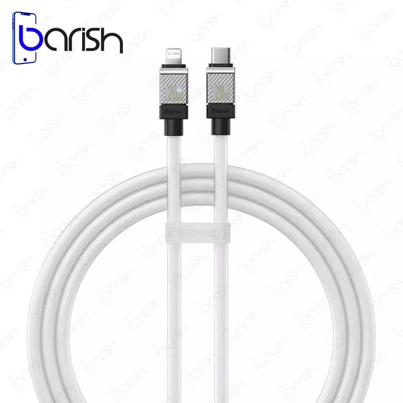 کابل دیتا و شارژ Type-C به لایتنینگ باسئوس سری CoolPlay — تصویر ۲
