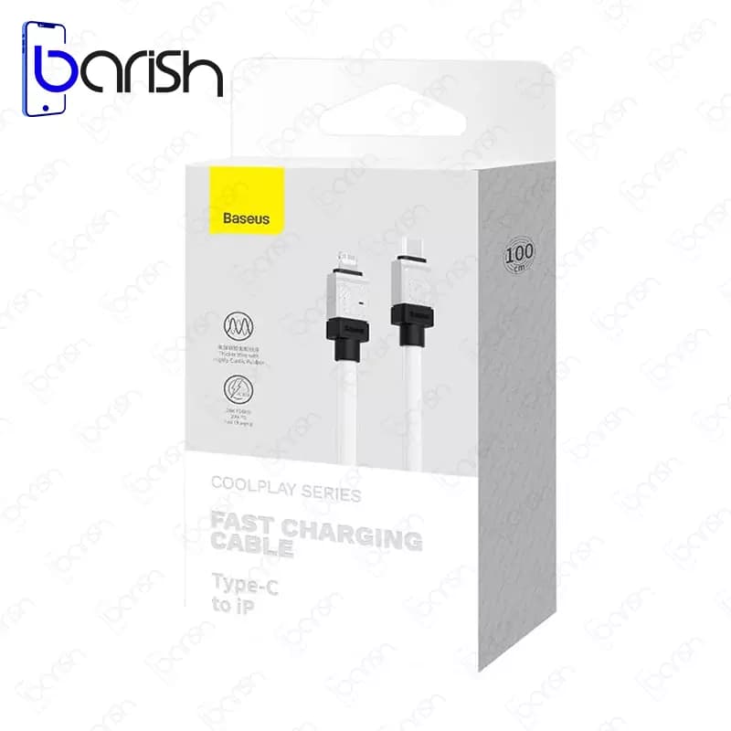 کابل دیتا و شارژ Type-C به لایتنینگ باسئوس سری CoolPlay — تصویر ۶