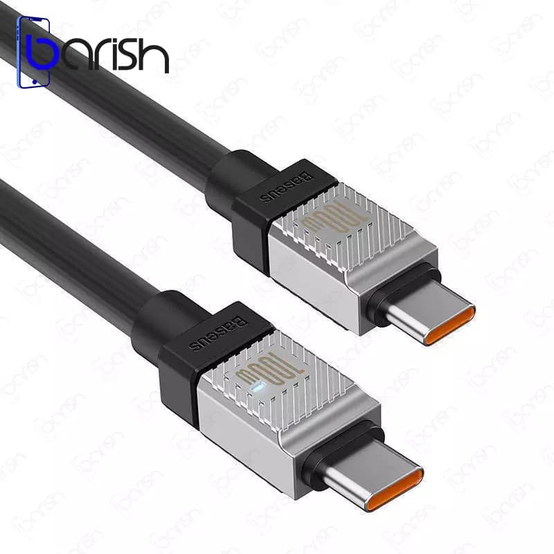کابل دیتا و شارژ دو سر Type-C باسئوس سری CoolPlay — تصویر ۵