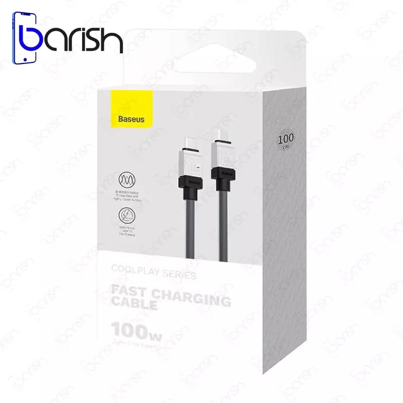 کابل دیتا و شارژ دو سر Type-C باسئوس سری CoolPlay — تصویر ۳