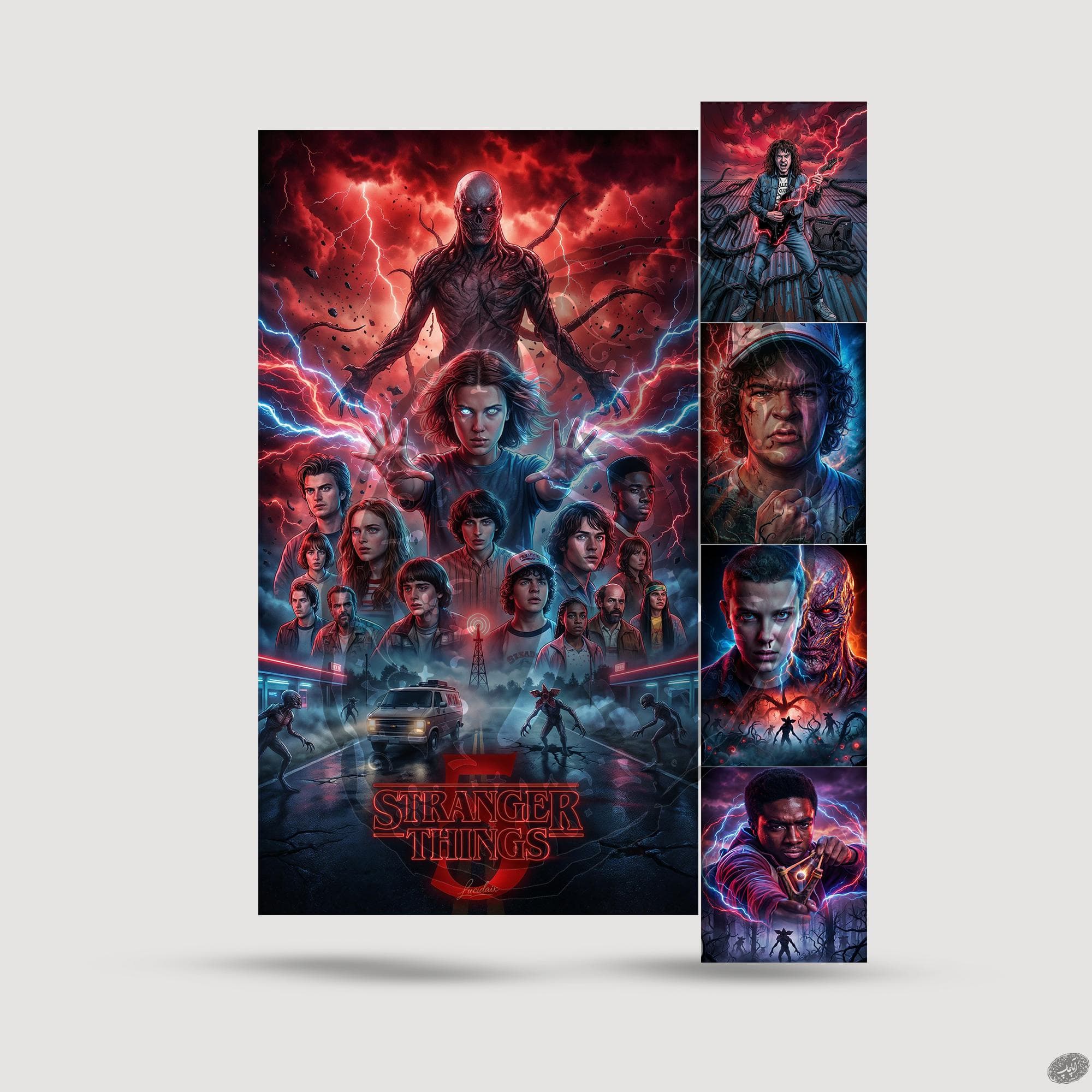 پک پوستر هل فایر کلاب Stranger things کد26757