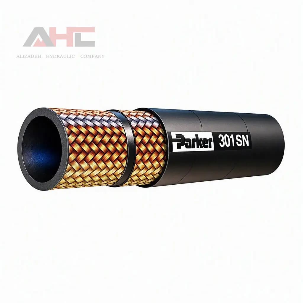 شیلنگ هیدرولیک Parker 301SN 2SN سایز 1/2 اینچ