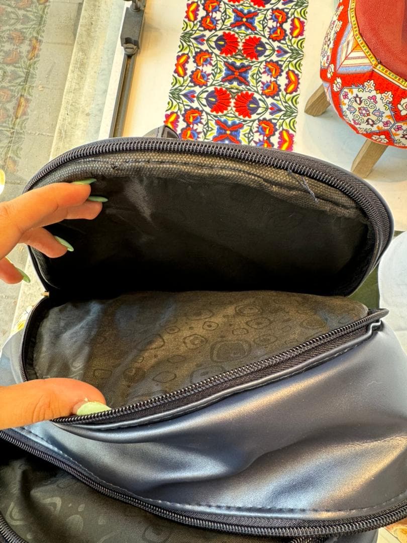 کوله پشتی پینار گل درشت زرد — تصویر ۴