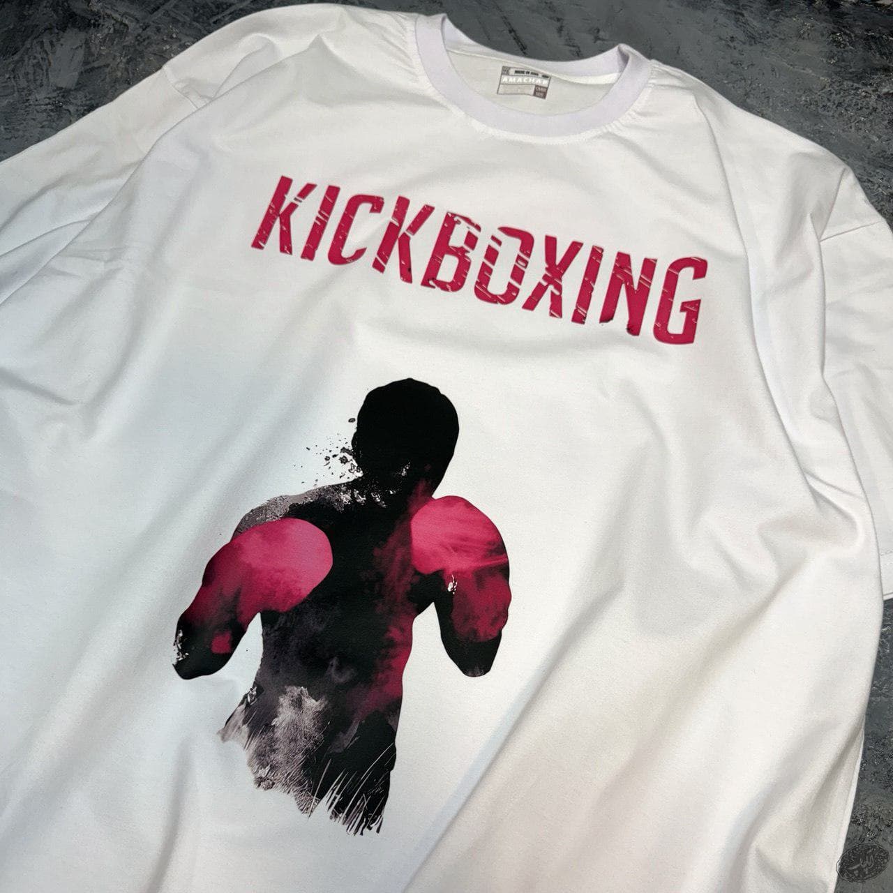 تیشرت طرح کیک بوکسینگ صورتی kick boxing — تصویر ۶