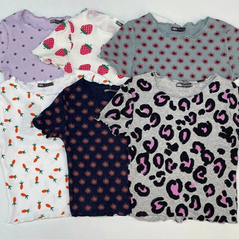 کراپ طرح دار zara (پک 6 عددی) — تصویر ۲