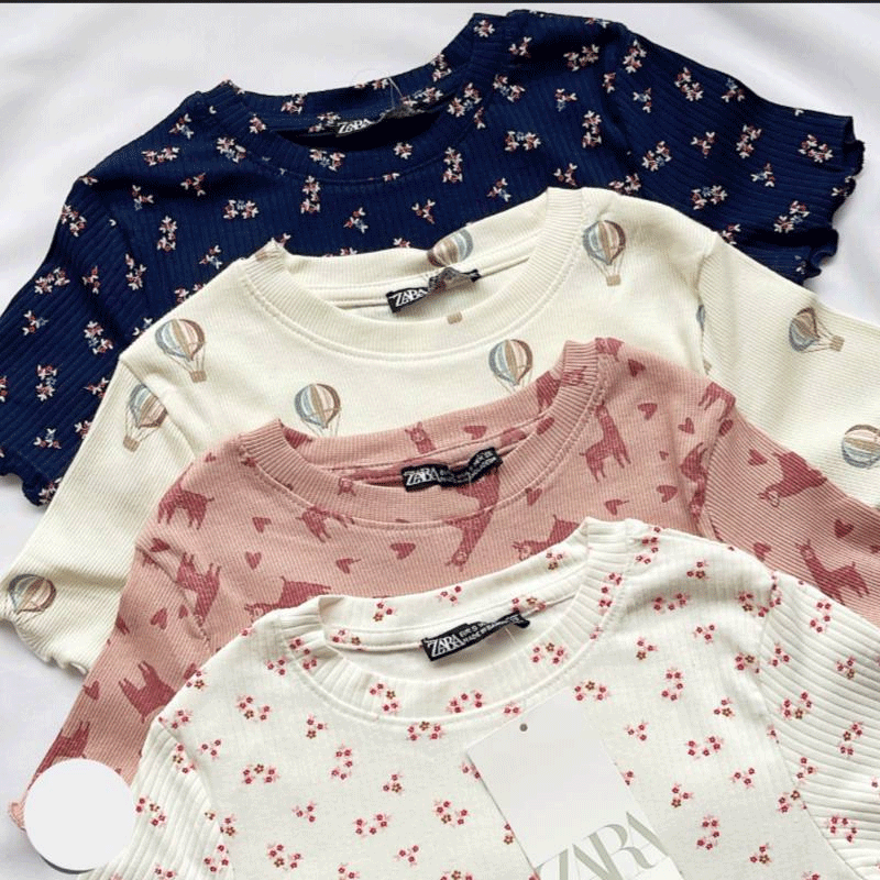 کراپ طرح دار zara (پک 6 عددی) — تصویر ۴