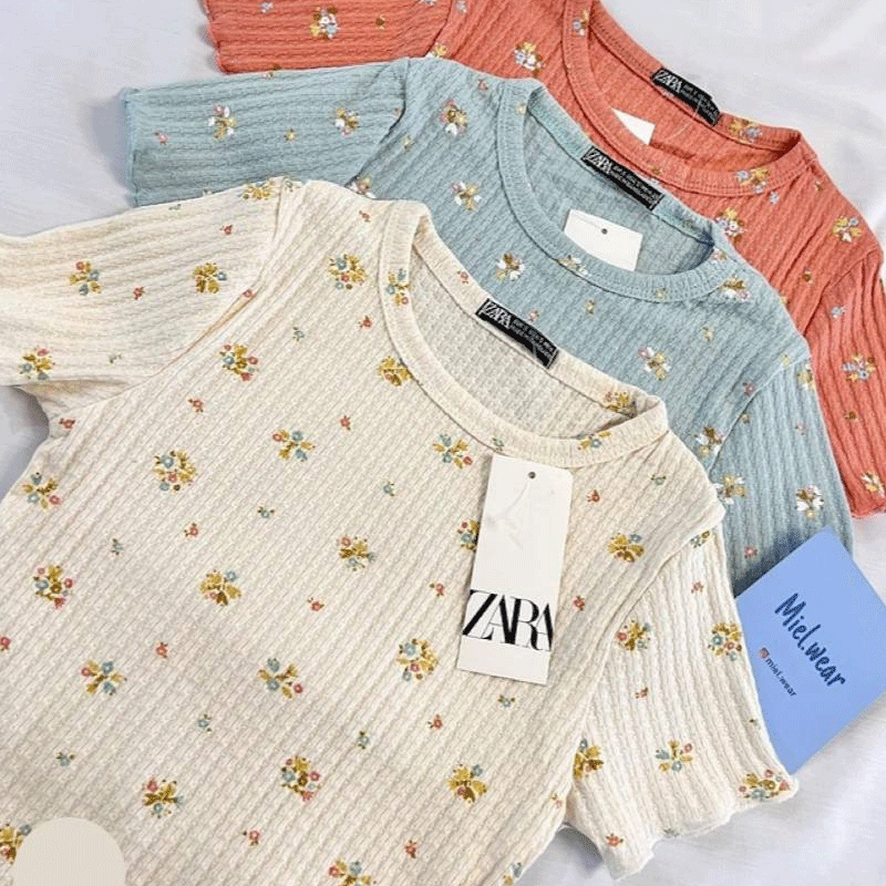 کراپ طرح دار zara (پک 6 عددی)