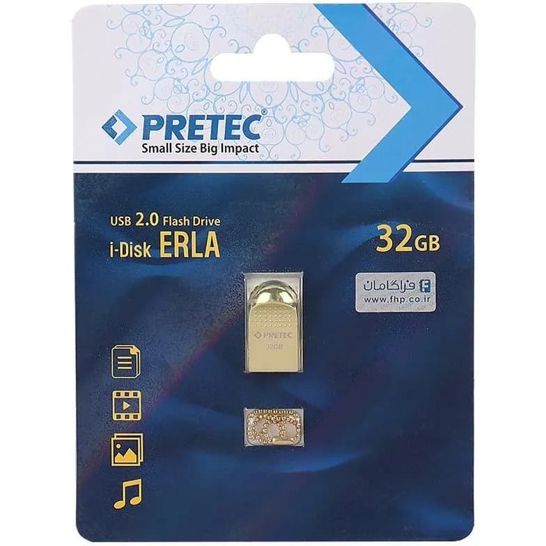 فلش مموری پرتک Pretec i-Disk ERLA ظرفیت 32 گیگابایت