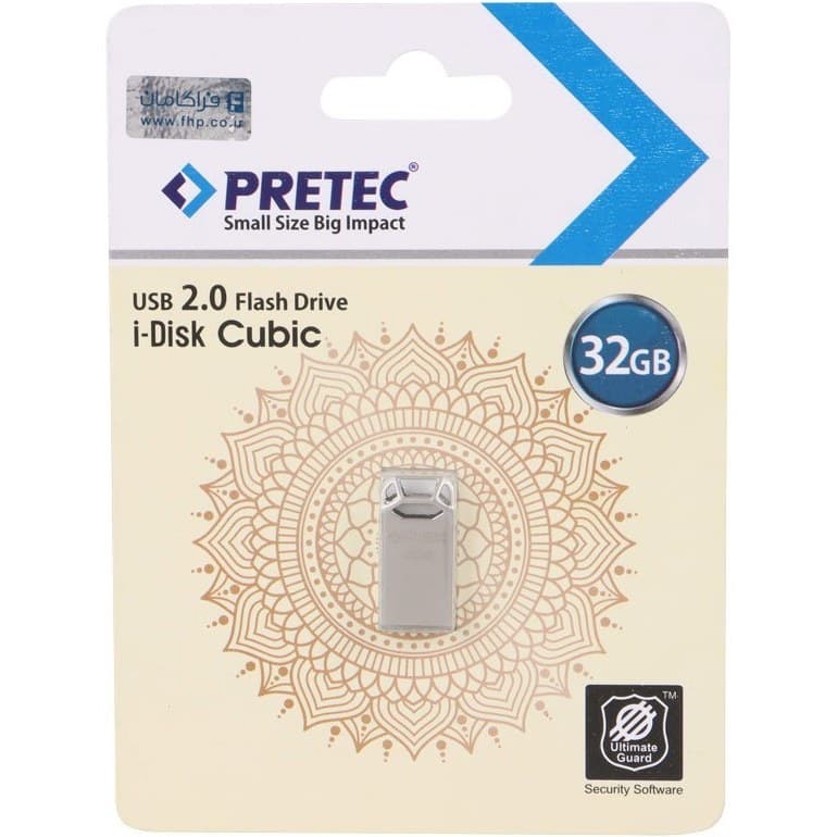 فلش 32 گیگ پرتک Pretec i-Disk Cubic | USB 2.0