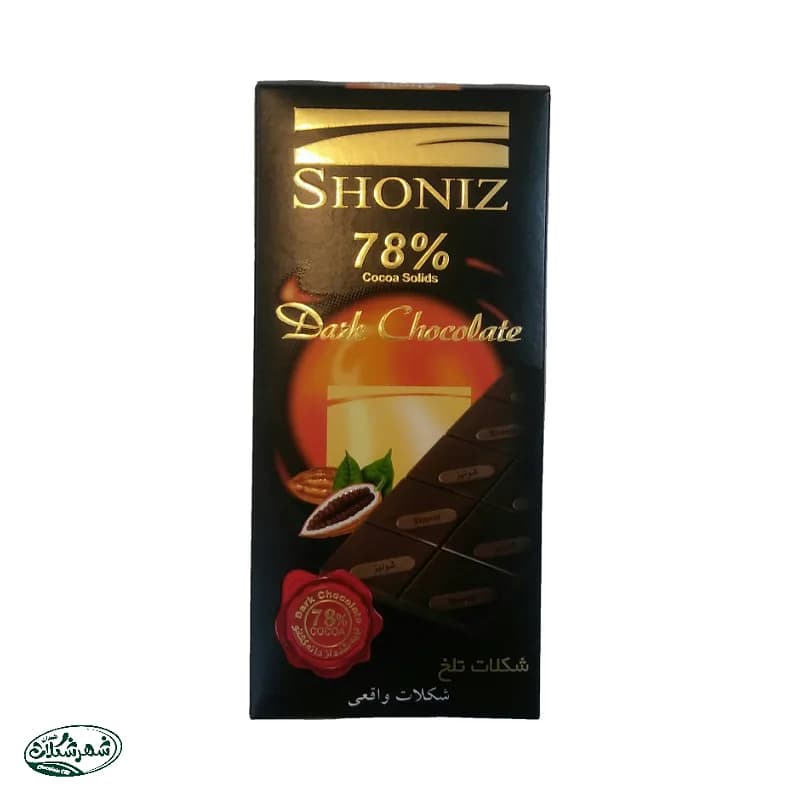 شکلات تابلت تلخ 78% شونیز 6ج