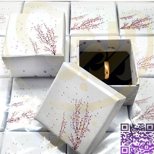 جعبه جواهرات انگشتری هاردباکس شکوفه