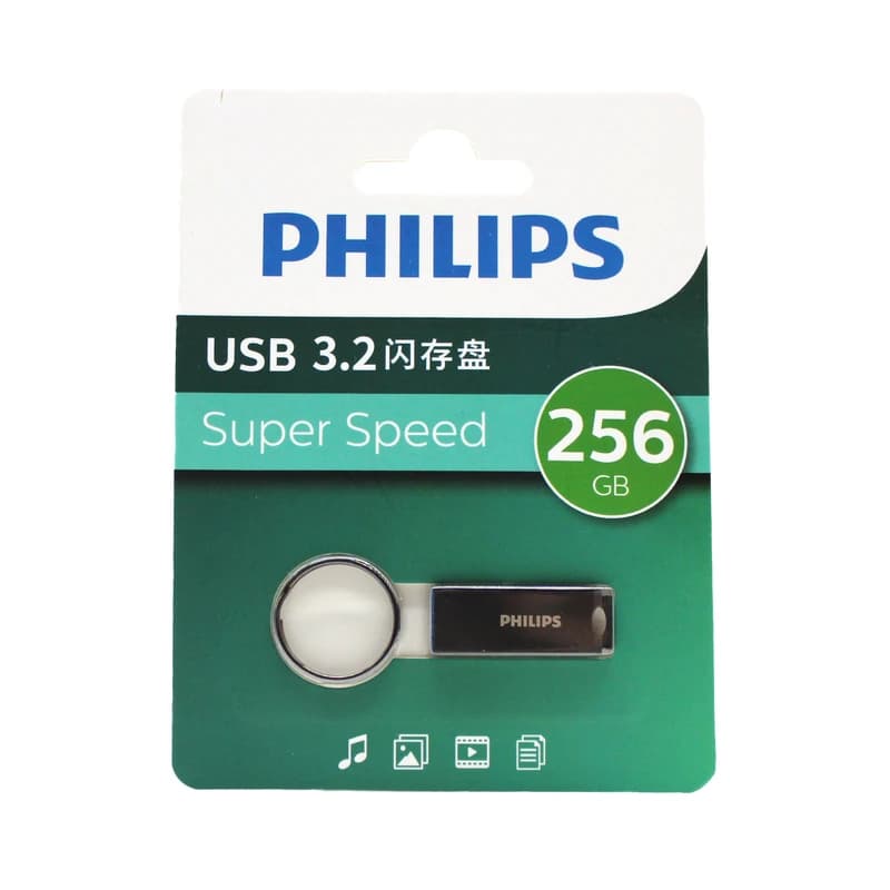 فلش مموری فیلیپس مدل FM21UA-B 3.2 ظرفیت 256 گیگابایت با رابط USB 3.2 — تصویر ۲