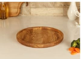 تخته سرو گرد چوبی بی.وی.کی مدل کاریزما طلایی كد VK415820 — تصویر ۲