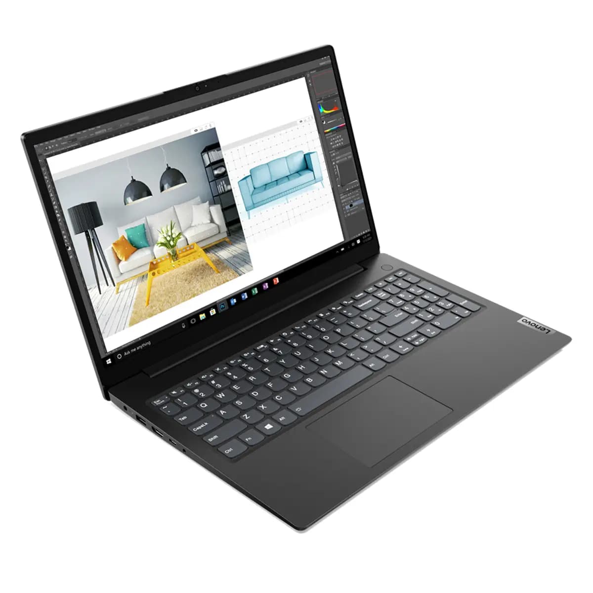 لپ تاپ لنوو V15 G2 پردازنده Celeron N4500 رم 8GB حافظه 256GB — تصویر ۳
