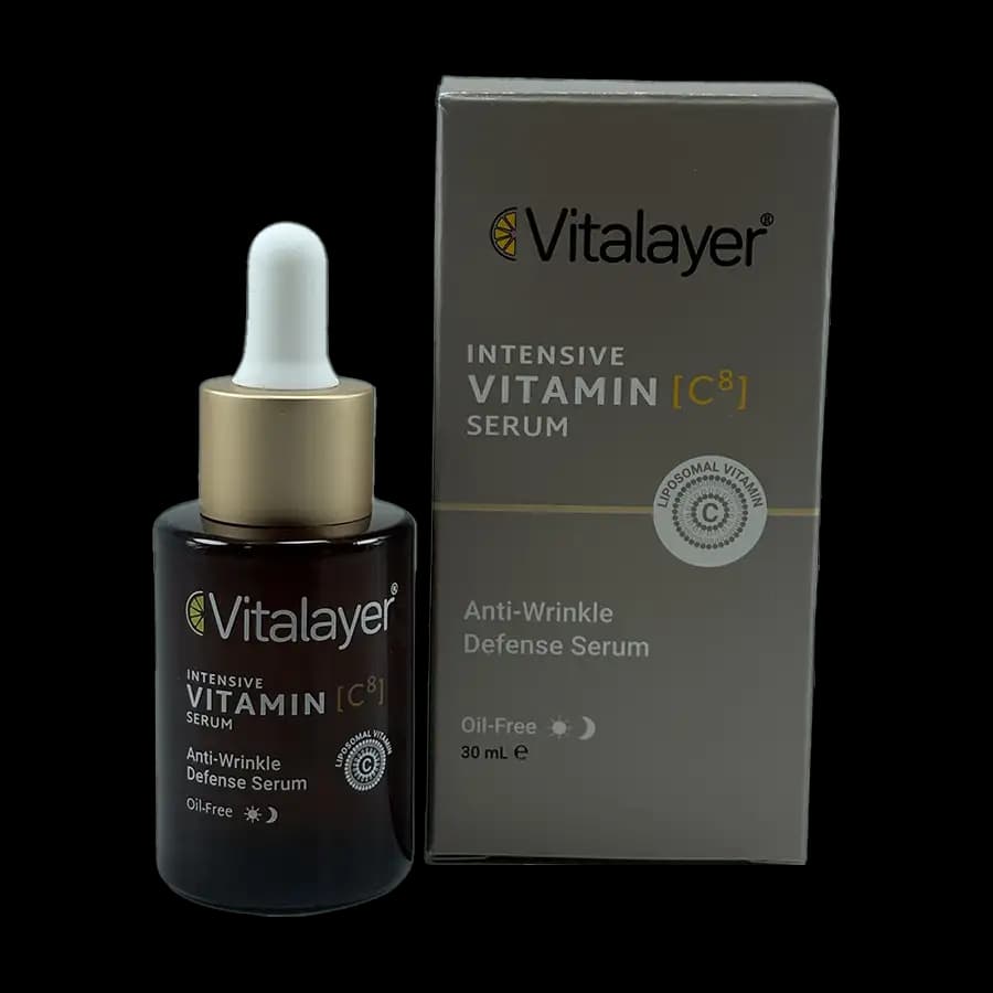 سرم ویتامین C ویتالایر (Vitamin C Serum) حجم ۳۰ میلی‌لیتر – روشن‌کننده، ضدلک و ضدچروک با فرمولاسیون پایدار