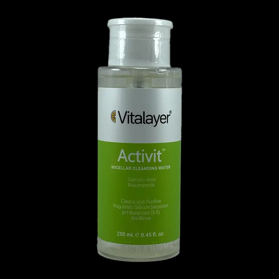 میسلار واتر ویتالایر مدل اکتیویت ( Active-Vit ) حجم ۲۰۰ میلیلیتر – پاککننده انرژیبخش و متعادلکننده پوست
