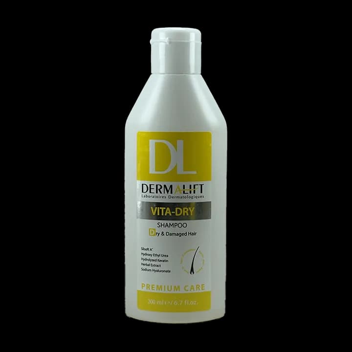 شامپو درمالیفت مدل VITA‑DRY – مناسب موهای خشک و آسیب‌دیده – حجم ۲۰۰ میلی‌لیتر — تصویر ۲