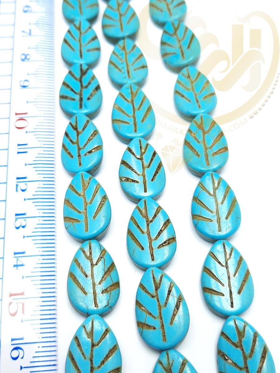 برگ فیروزه ای بزرگ کد9 — تصویر ۲