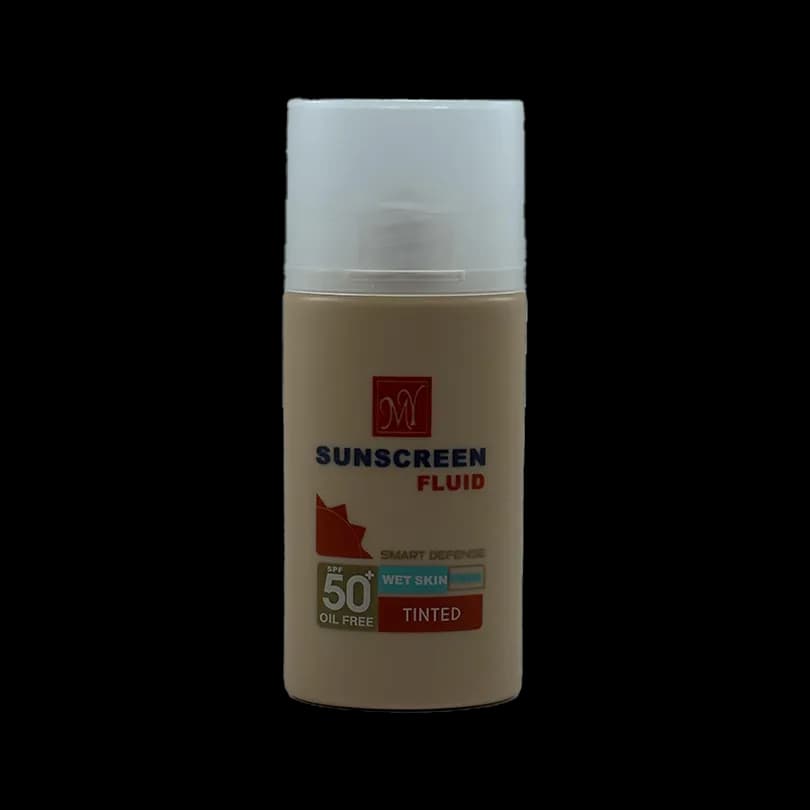 فلوئید ضد آفتاب رنگی مای Smart Defense SPF50 – مناسب تمام انواع پوست – حجم ۵۰ میلی‌لیتر — تصویر ۲