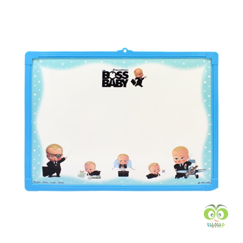 تخته وایت برد 60*40 نیکا مدل 3150 رنگ ابی