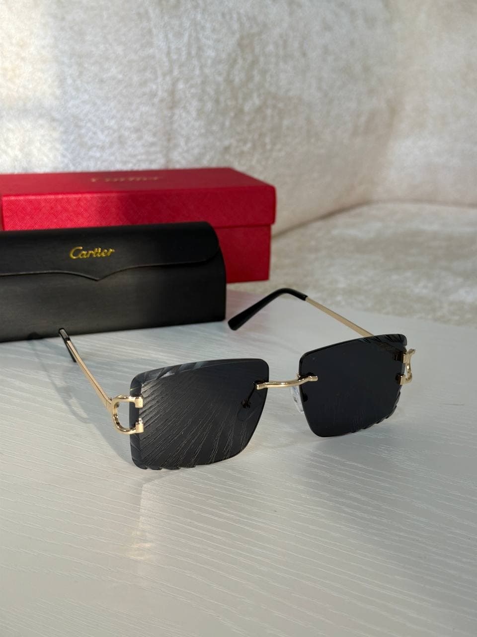 عینک کارتیر مستطیلی Cartier — تصویر ۳