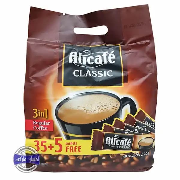 علی کافه میکس 3در1 بسته 40 عددی