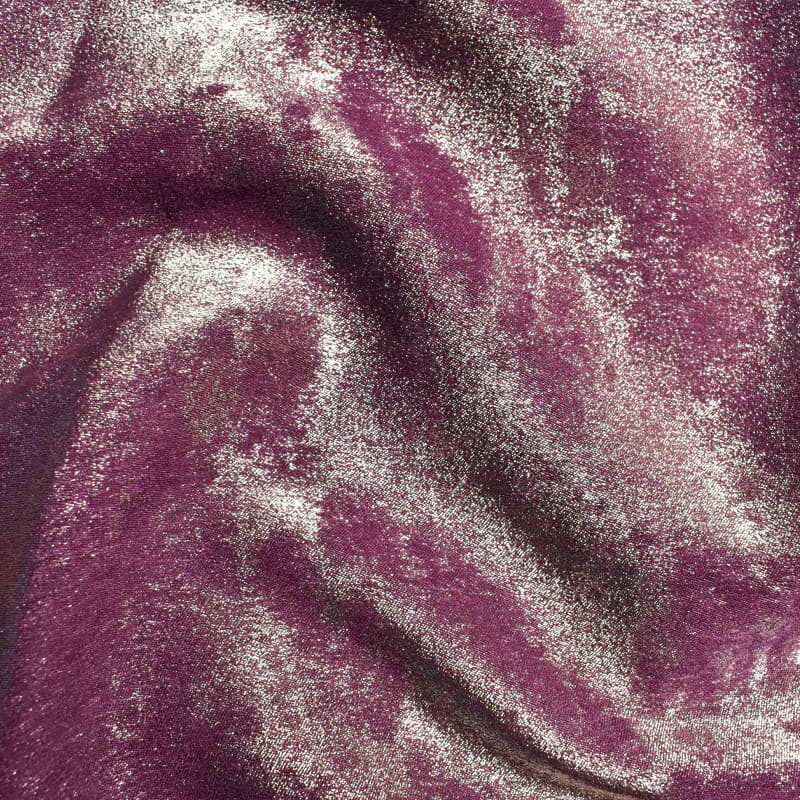 پارچه حریر ابروباد ارغوانی وارداتی — تصویر ۲